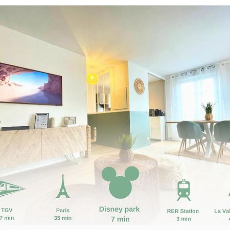 L'Organik Disney 7 Min Gare 5 Min Parking Prive شيسي المظهر الخارجي الصورة