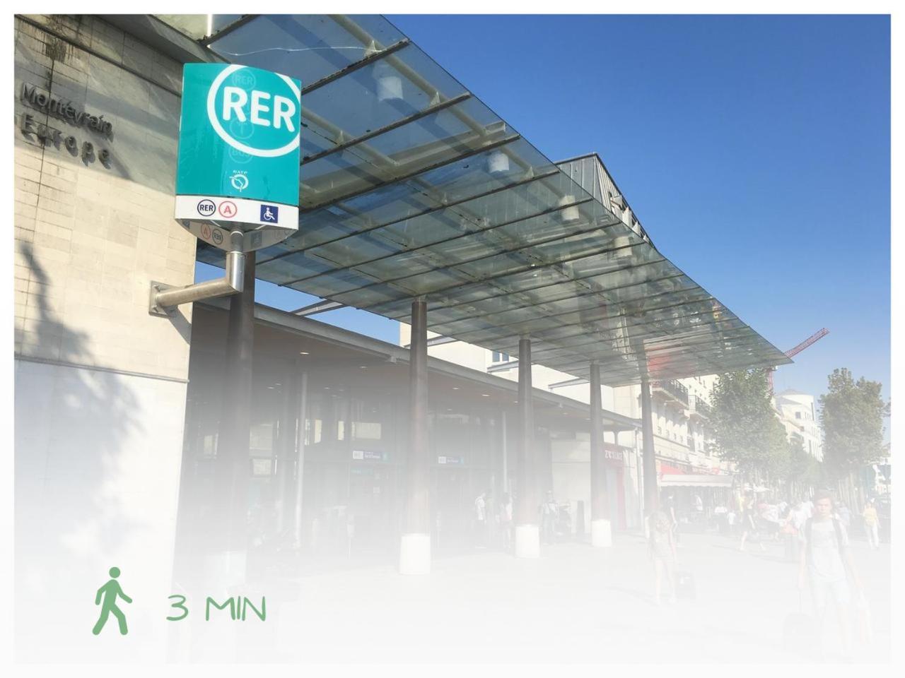 L'Organik Disney 7 Min Gare 5 Min Parking Prive شيسي المظهر الخارجي الصورة